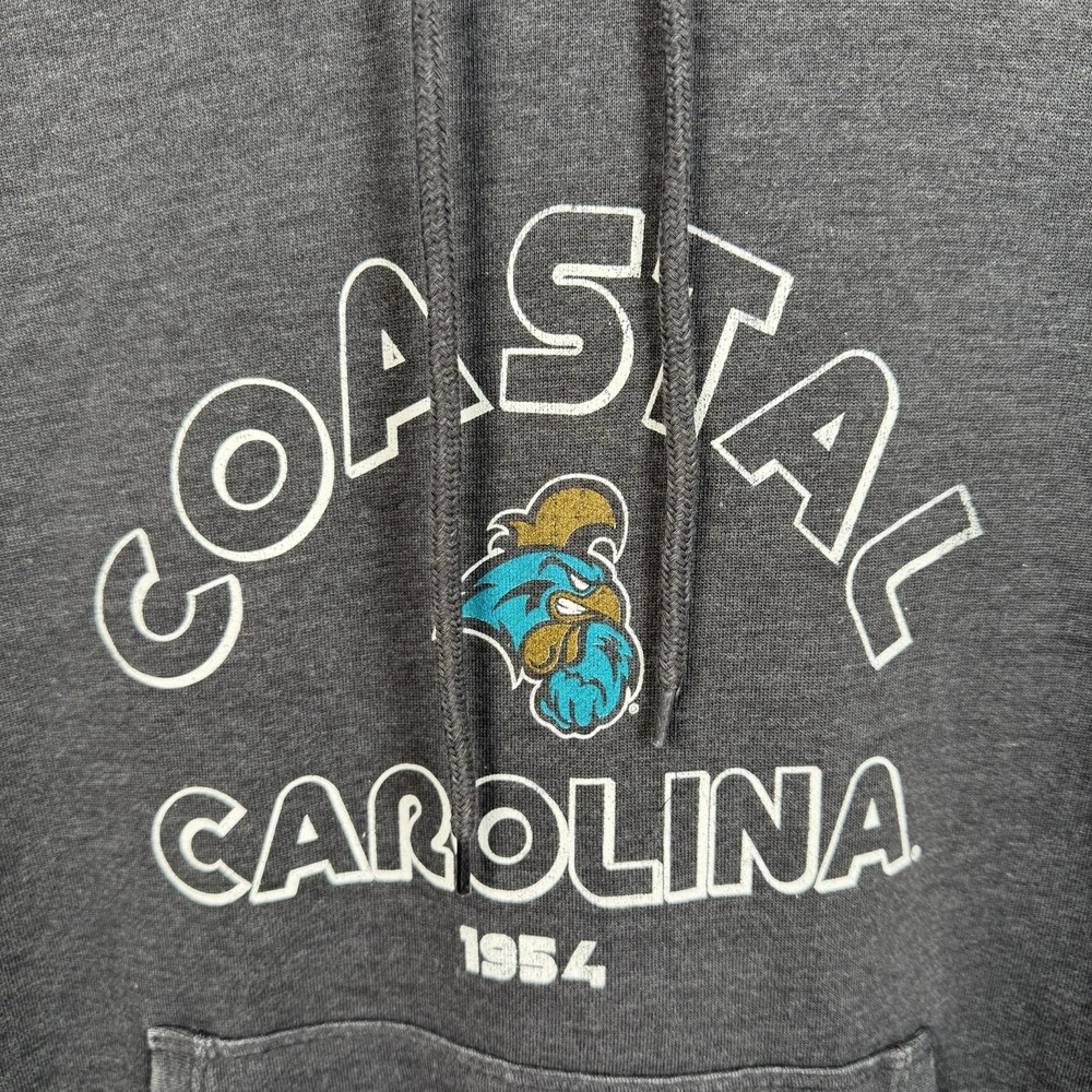 Camp David Women's Large Coastal Carolina Replay Hoodie Dark Gray College New - Picture 4 of 9